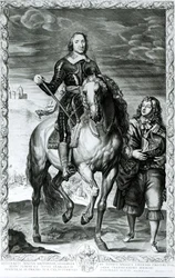 Reiterporträt von Oliver Cromwell (1599-1658)
